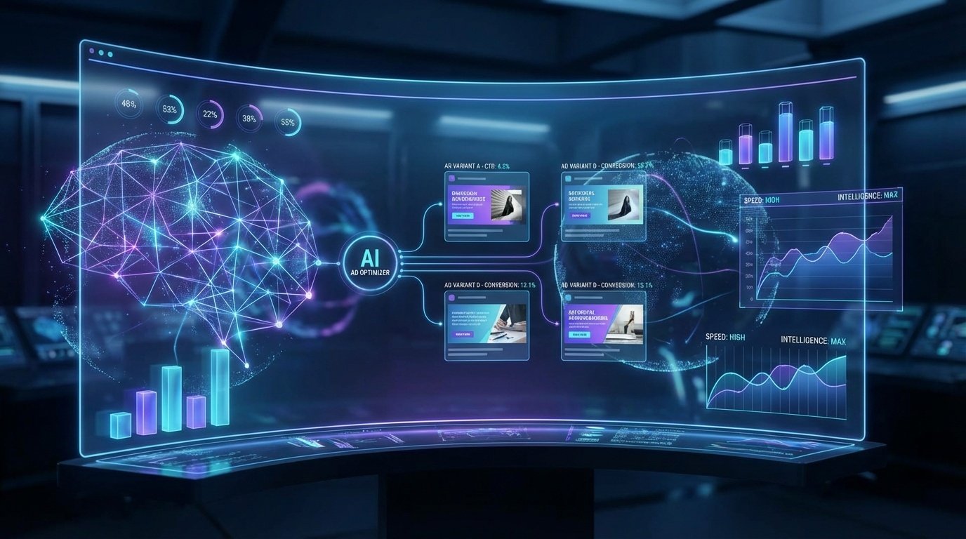 Visualización de pruebas de anuncios con IA
